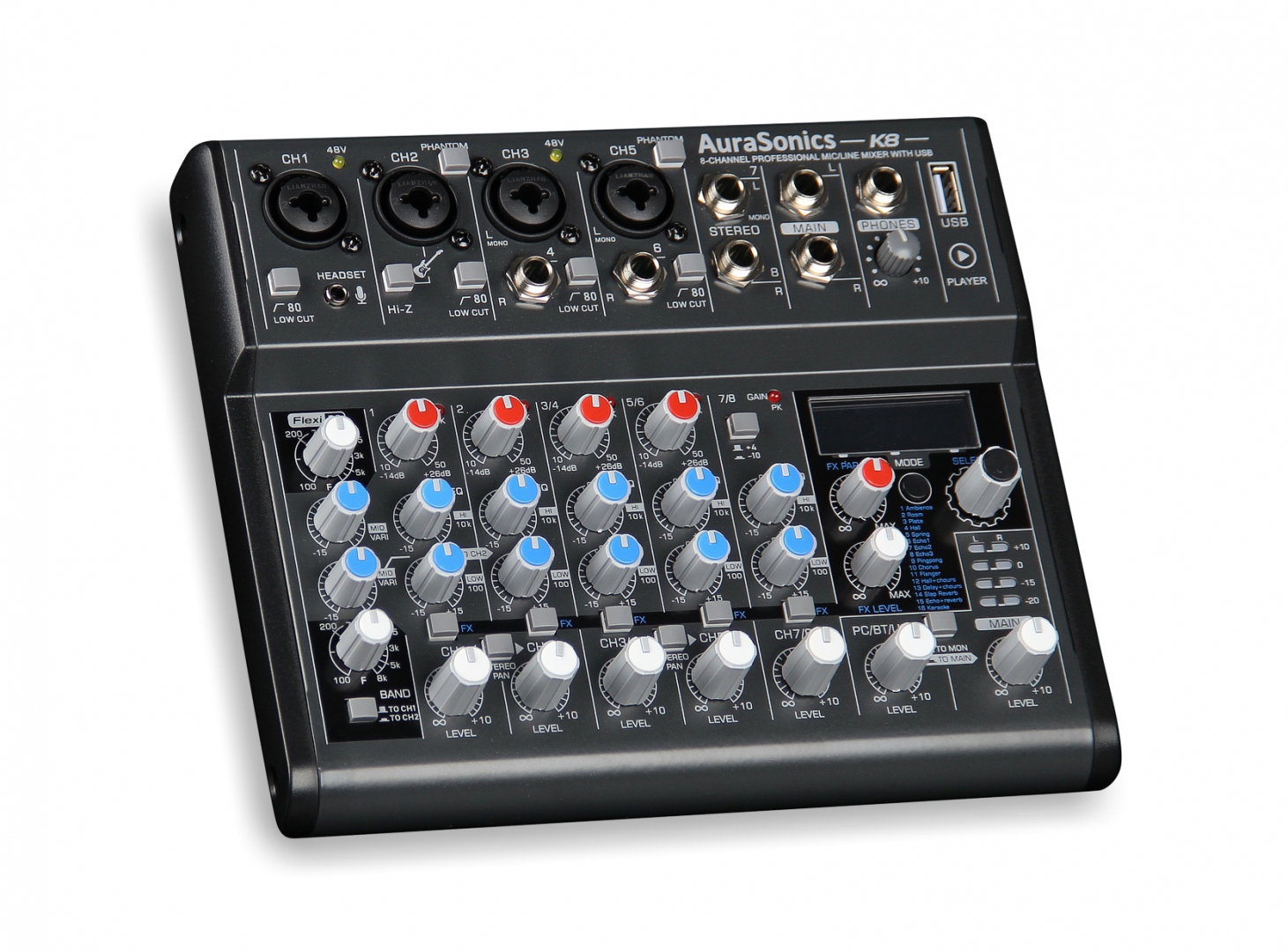 AuraSonics K8 компактный микшерный пульт в Орле