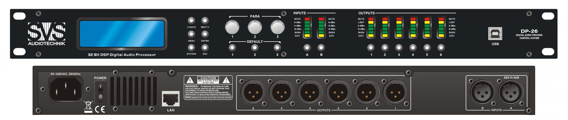 SVS Audiotechnik DP-26 Цифровой процессор: 2 входа 6 выходов в Орле