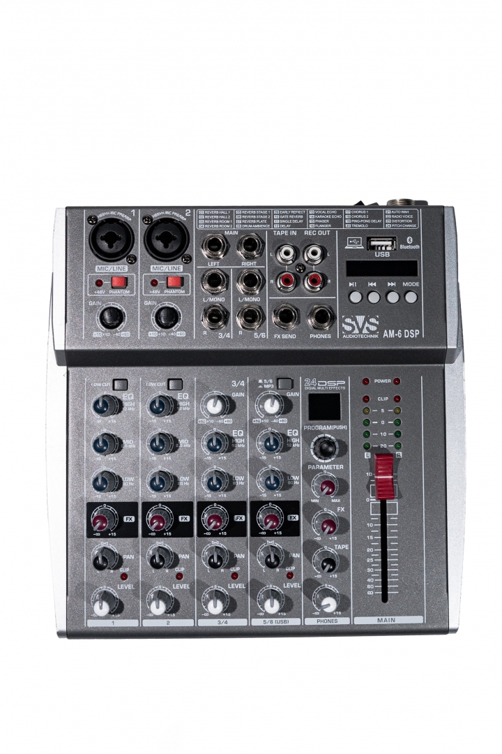 SVS Audiotechnik mixers AM-6 DSP Микшерный пульт аналоговый, 6-канальный SVS Audiotechnik mixers в Орле